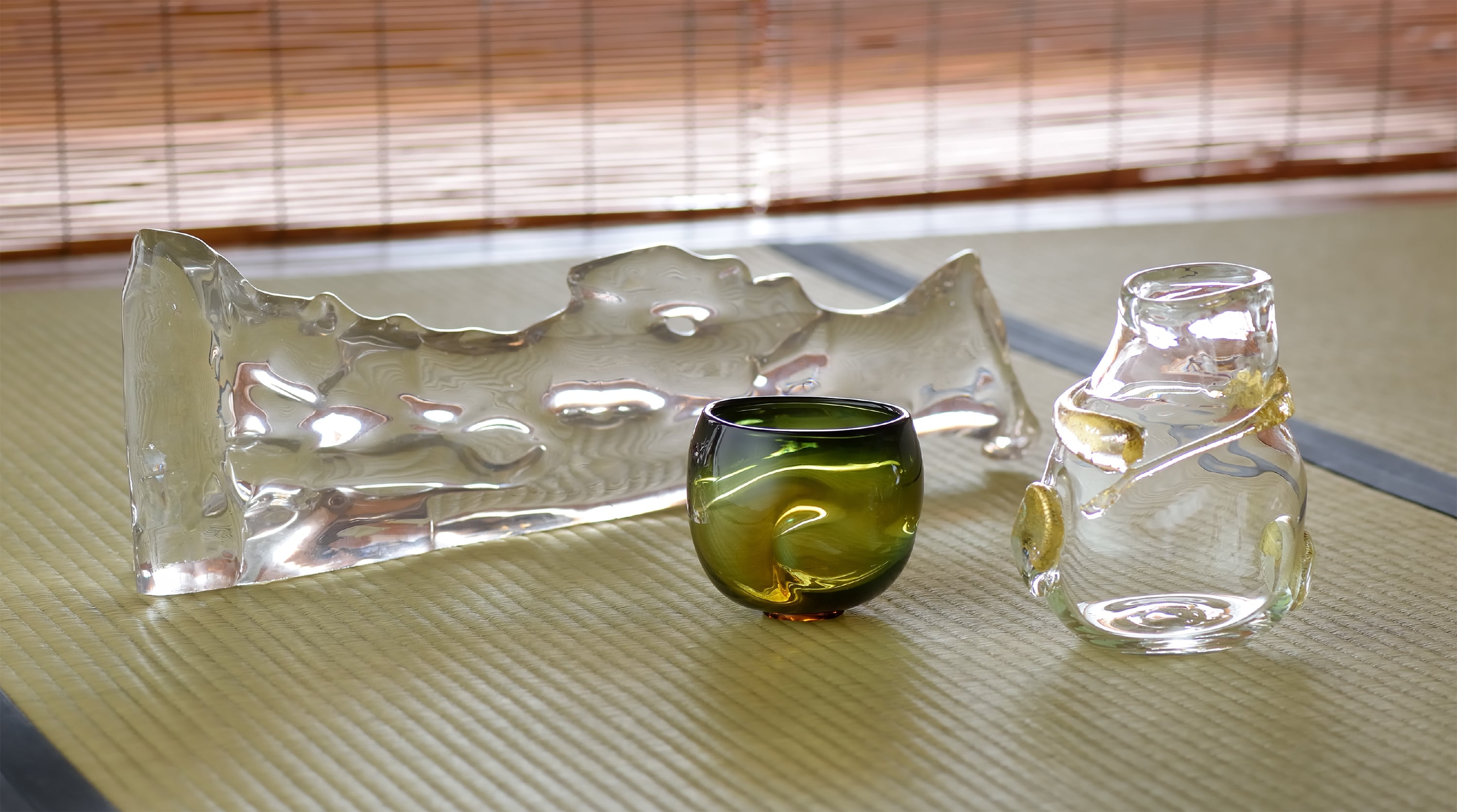 走泥社 益田芳徳 ＋ 有希子 ガラス父娘展　令和6年7月7日(日)～7月12日(金)／柿傳ギャラリー