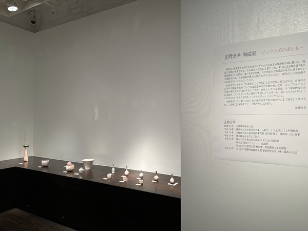 星野友幸 陶磁展 ーピンクと茶の湯と私ー 令和5年3月16日(木)～3月21日(火)／柿傳ギャラリー