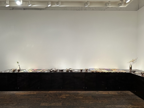 土田半四郎 [千家十職 袋師 友湖] × 健 [聴雪窯] 兄弟展Ⅲ　令和5年10月25日(水)～10月31日(火)　柿傳ギャラリー